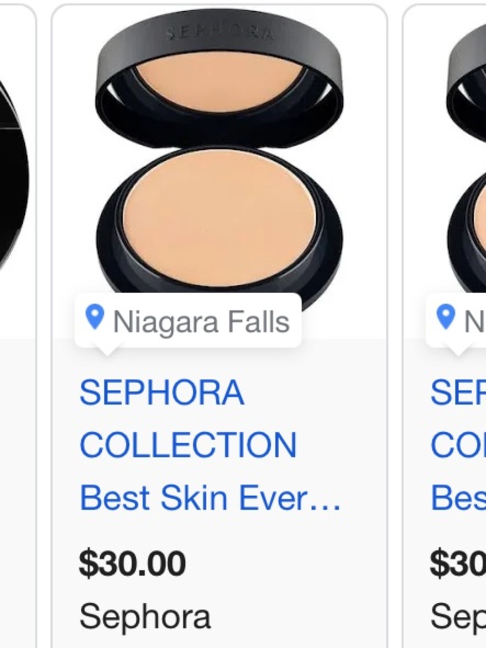 Sephora Matte Perfection Powder Foundation - Neutral Fawn Tan Compact